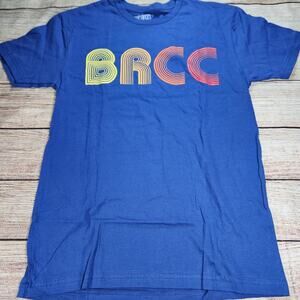 Black Rifle Coffee Company BRCC Neon Sign Logo T-Shirt Royal Blue Men's Small